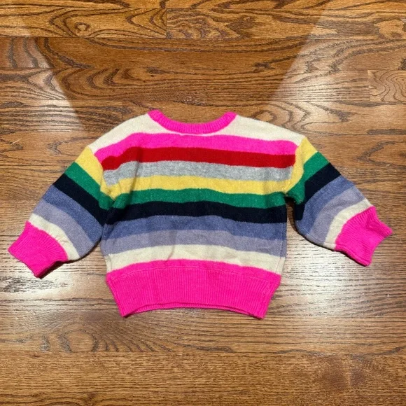 Gap Rainbow Striped Sweater 12-18 Months - Picture 2 of 4